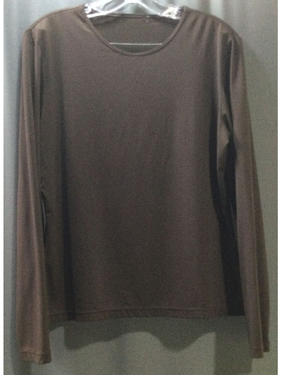 Brown Long Sleeve - Size Medium - Ladies