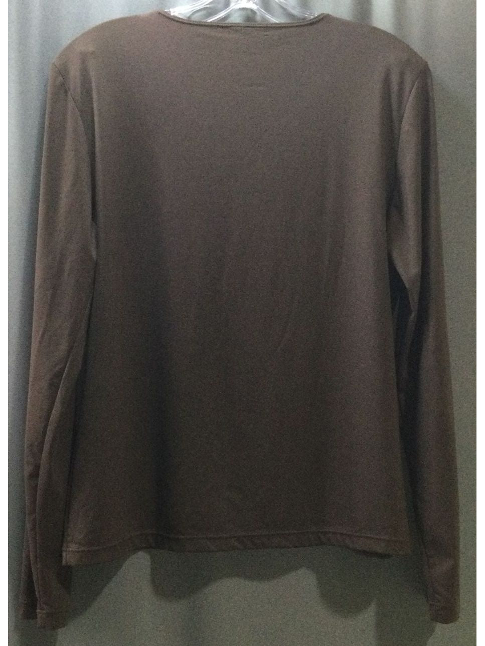 Brown Long Sleeve - Size Medium - Ladies