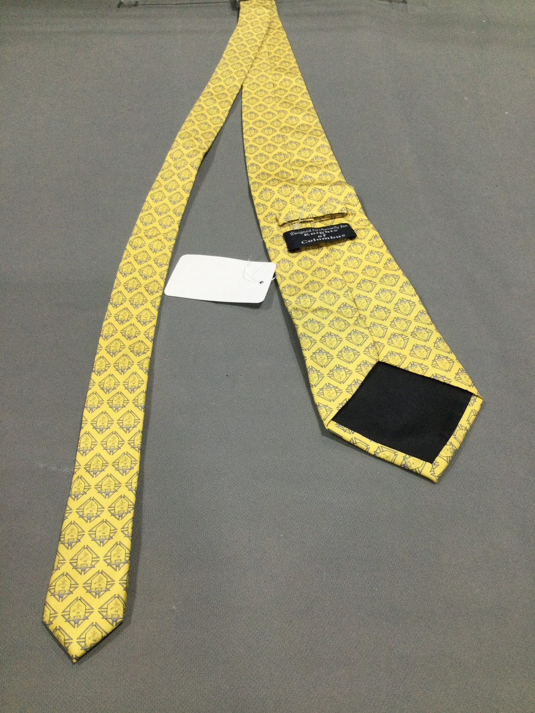 Knights Of Columbus Men Yellow Tie