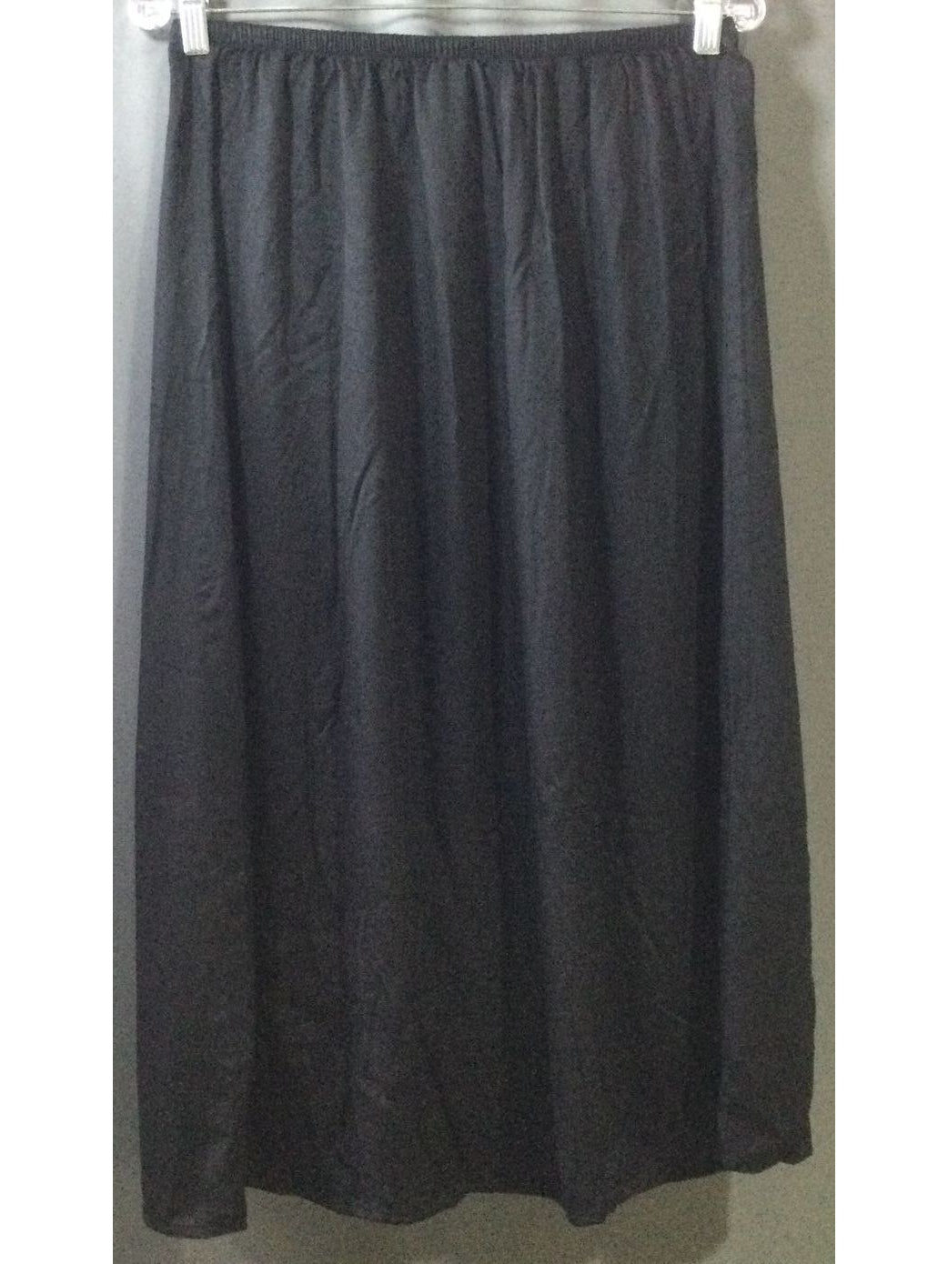 TIME AND TRU Women's Long Black Dress Skirt - Size M (8-10)