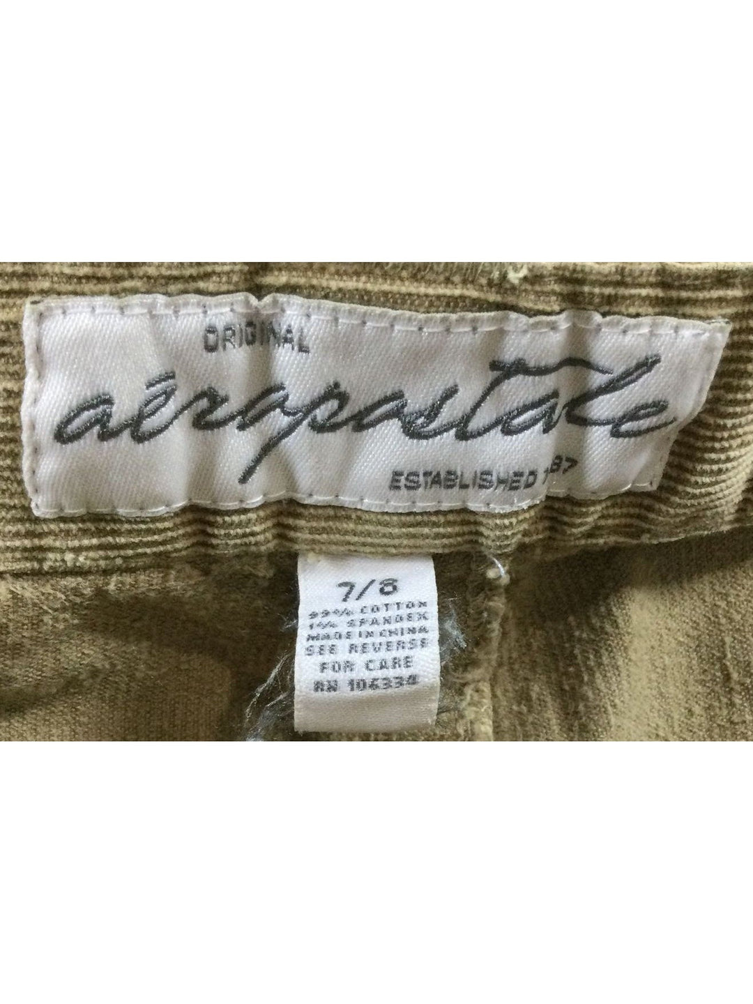 Aeropostale Brown Striped Jeans - Size 7/8 - Ladies - The Kennedy Collective Thrift - 