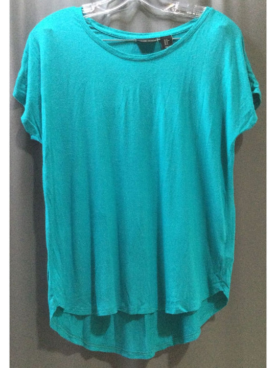 Adrienne Vittadini Teal Blue Women's T-Shirt - Size Medium