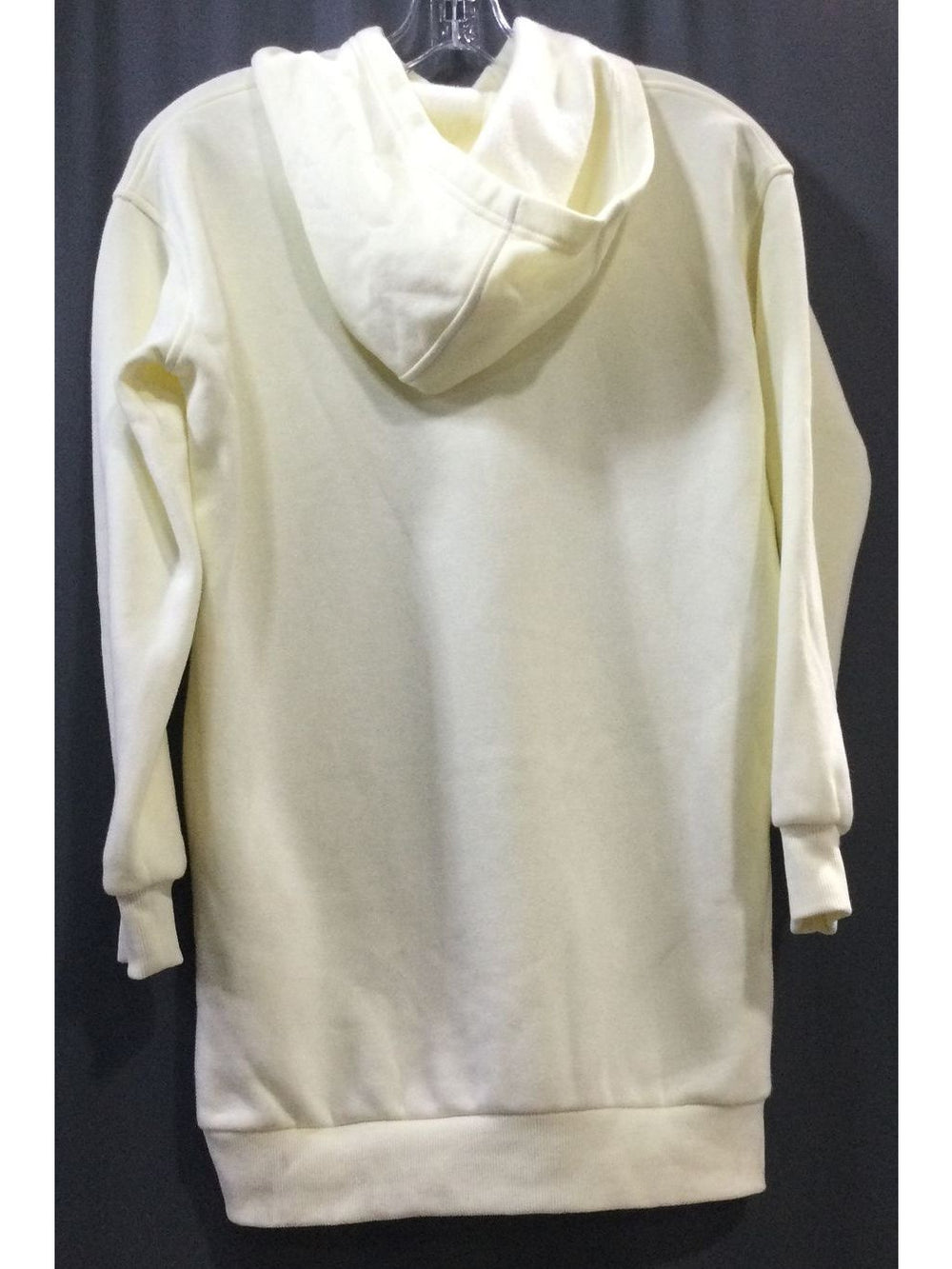 NIKE White and Gold Sweater with Hood Women's Long Sleeve - Size M - Medium