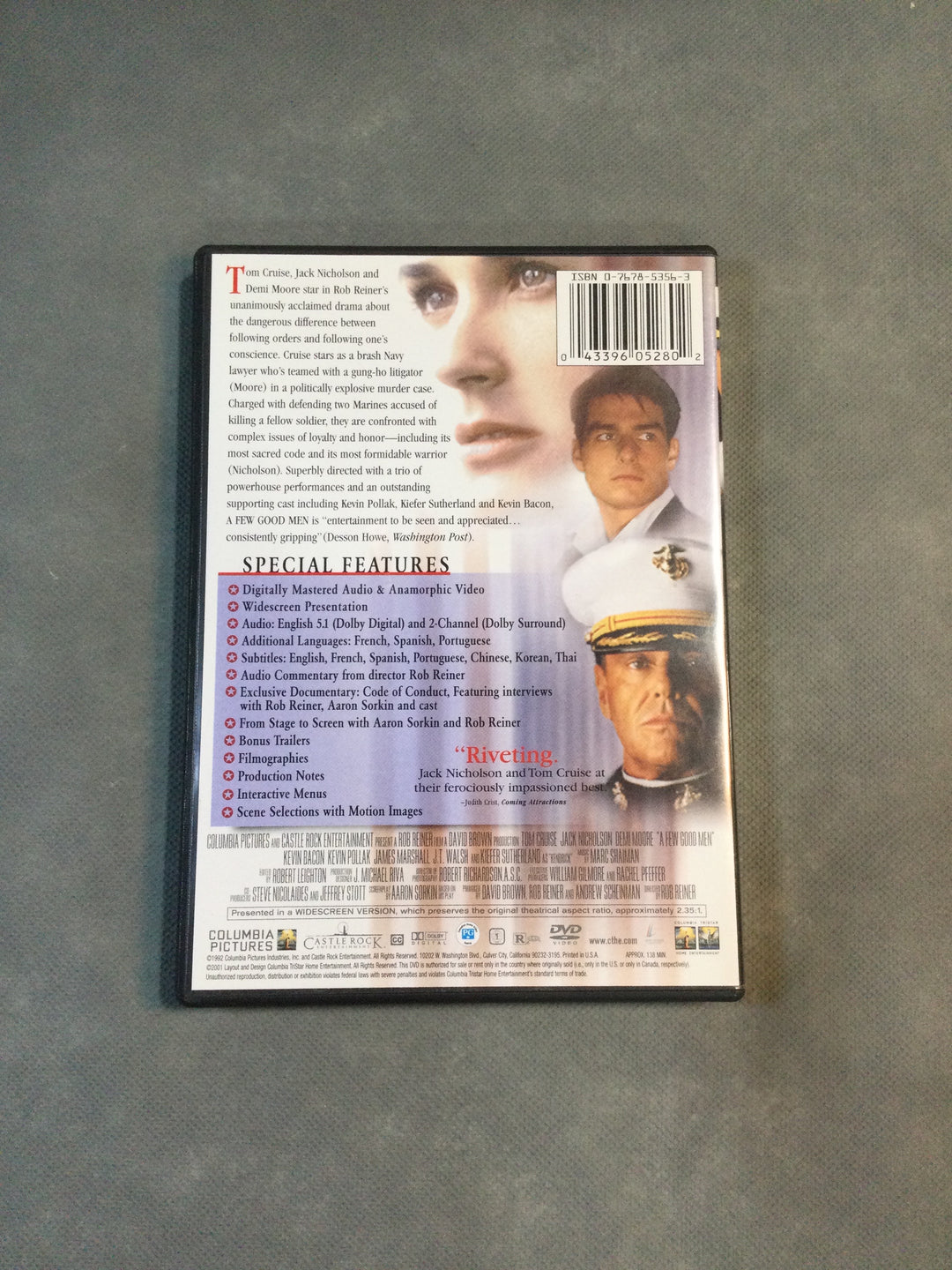 Columbia Pictures A Rob Reiner Film A Few Good Men