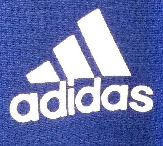 Adidas Blue with White Stripes on both Sleeves T-shirt - Size XL - Men's