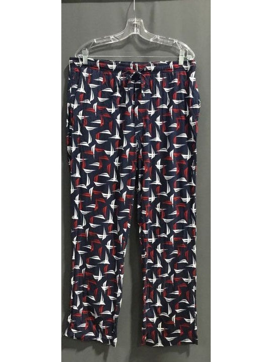 Nautica Blue Red And White Unisex Pajama Pants - Size XL