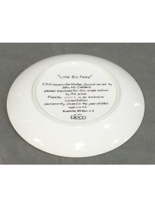 Reco Small Little Bo Peep Collector Plate - In Box