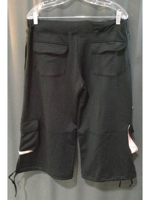 Nike Fit Dry Black and Pink Women's Pants - Size Large (12-14)