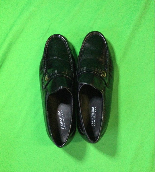 Florsheim Black Solid Strappy Dress Shoe Men 6.5