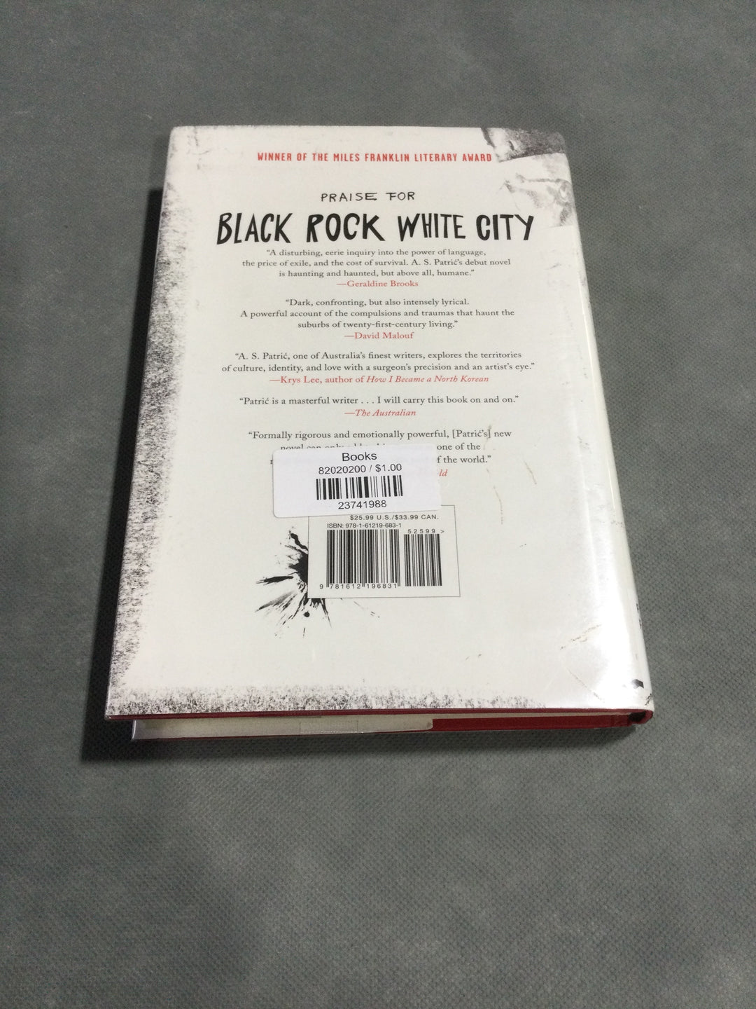 Black Rock White City A Novel by A.S. Patric'