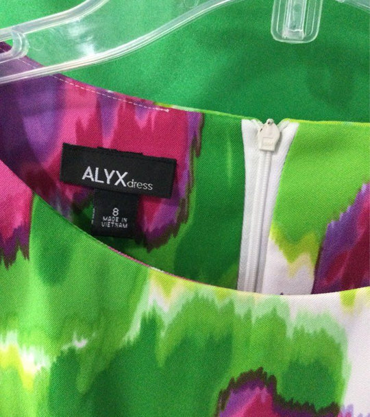 Alyx Multi Casual Dress - Size 8 - The Kennedy Collective Thrift - 