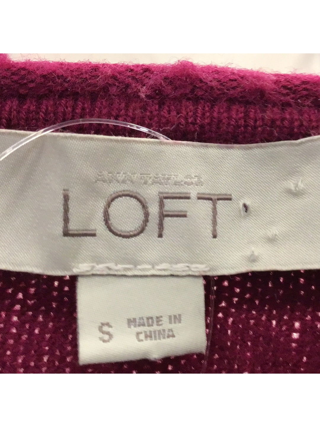 Ann Taylor Loft Girls' Small Magenta Sweater - The Kennedy Collective Thrift - 