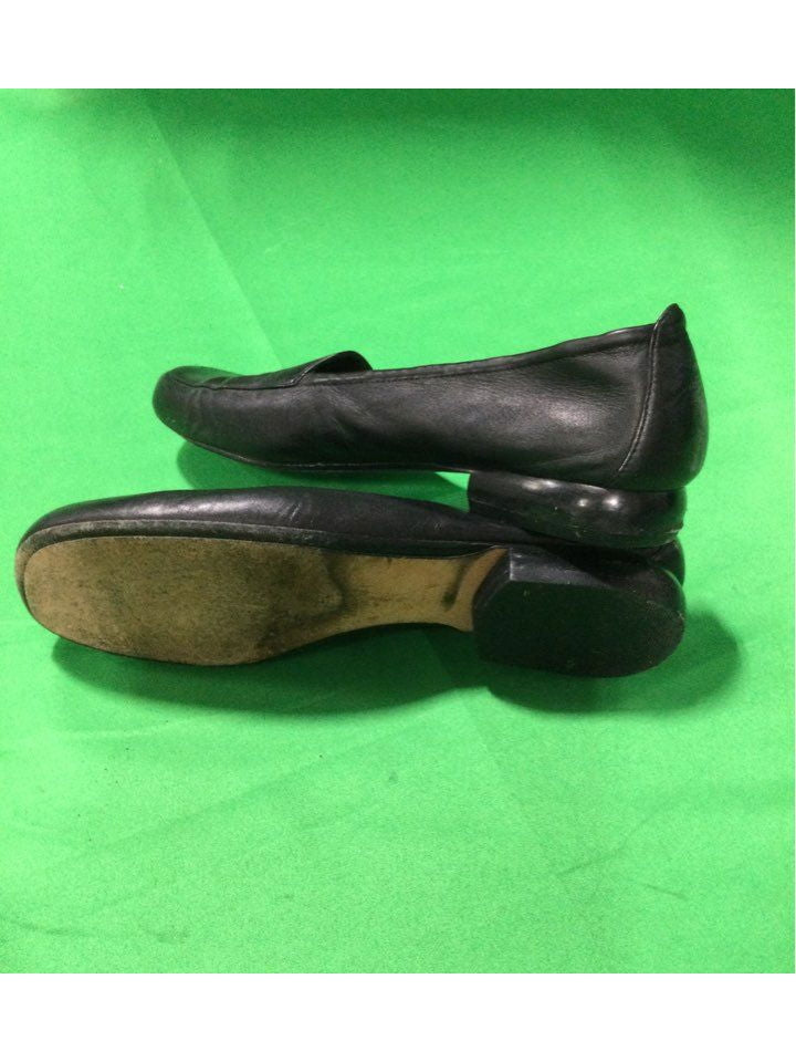 Anne Klein Black Loafer Flat Women 7.5 - The Kennedy Collective Thrift - 