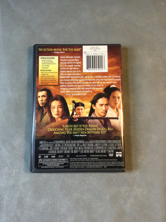 Miramax Home Entertainment Quentin Tarantino Presents Jet Li Hero