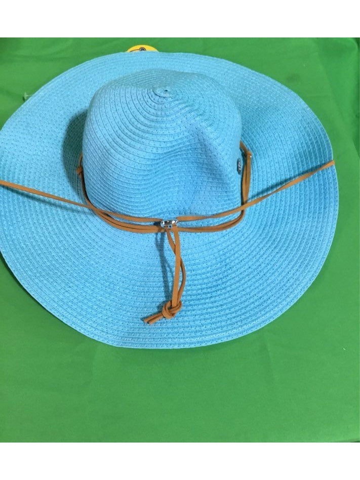 Banana Boat Blue 2.50 Unknown Material Hat - The Kennedy Collective Thrift - 