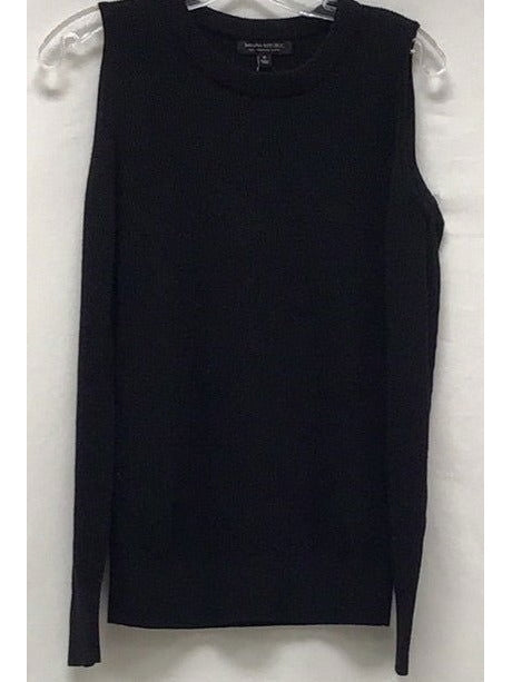 Banana Republic Black Cold Shoulder Sweater - The Kennedy Collective Thrift - 