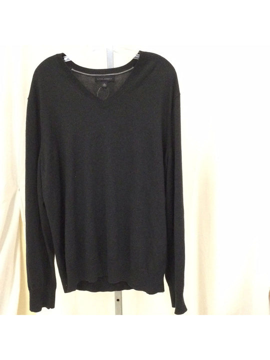 Banana Republic Men Long Sleeve Black Sweater - The Kennedy Collective Thrift - 