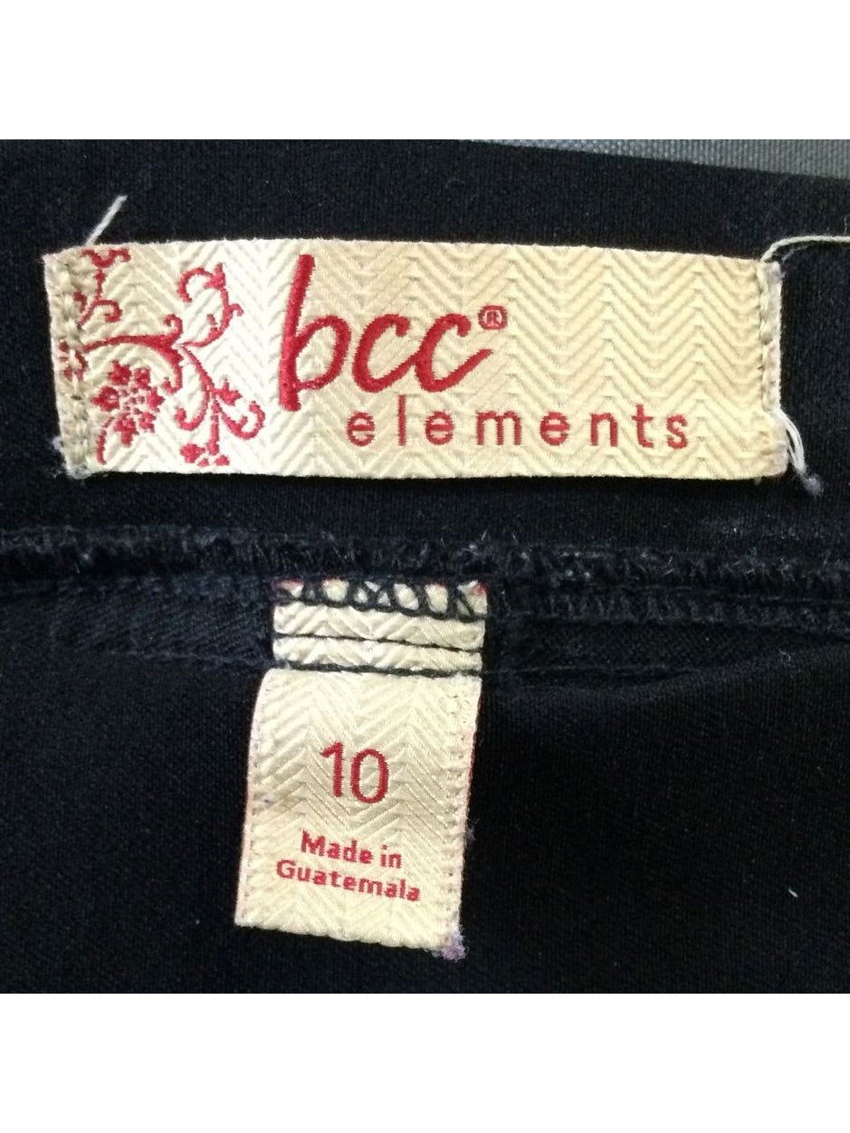 Bcc Elements Black Pants - Size 10 - Ladies - The Kennedy Collective Thrift - 