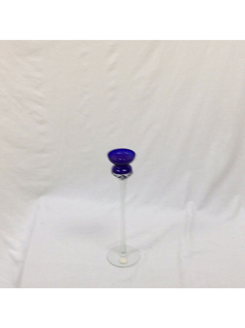 Crystal Clear Handcrafted Crystal Long Stem Goblet / Bud Vase - The Kennedy Collective Thrift - 
