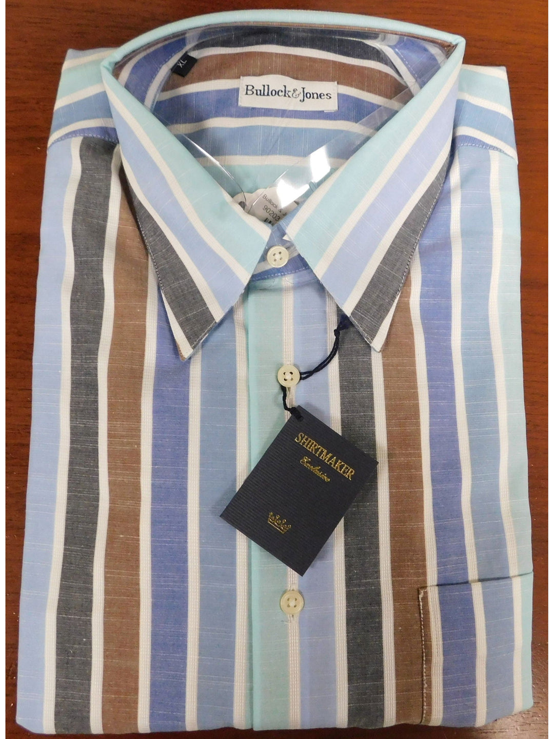 Bullock & Jones Laguna Stripe Shirt - Size XL - The Kennedy Collective Thrift - 