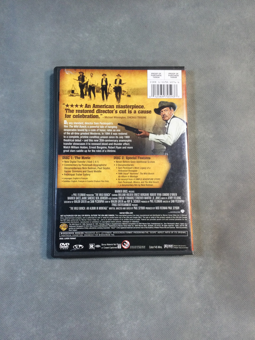 WB - Warner Brothers A Paul Feldman Production The Wild Bunch - 2-Disc Special Edition