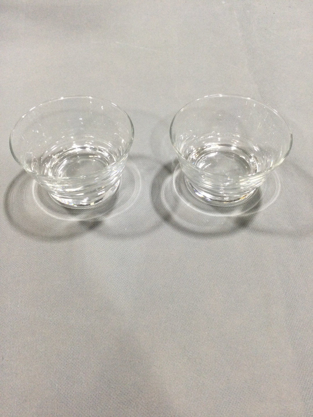 Crystal Serving Bowls With Glass Spoon