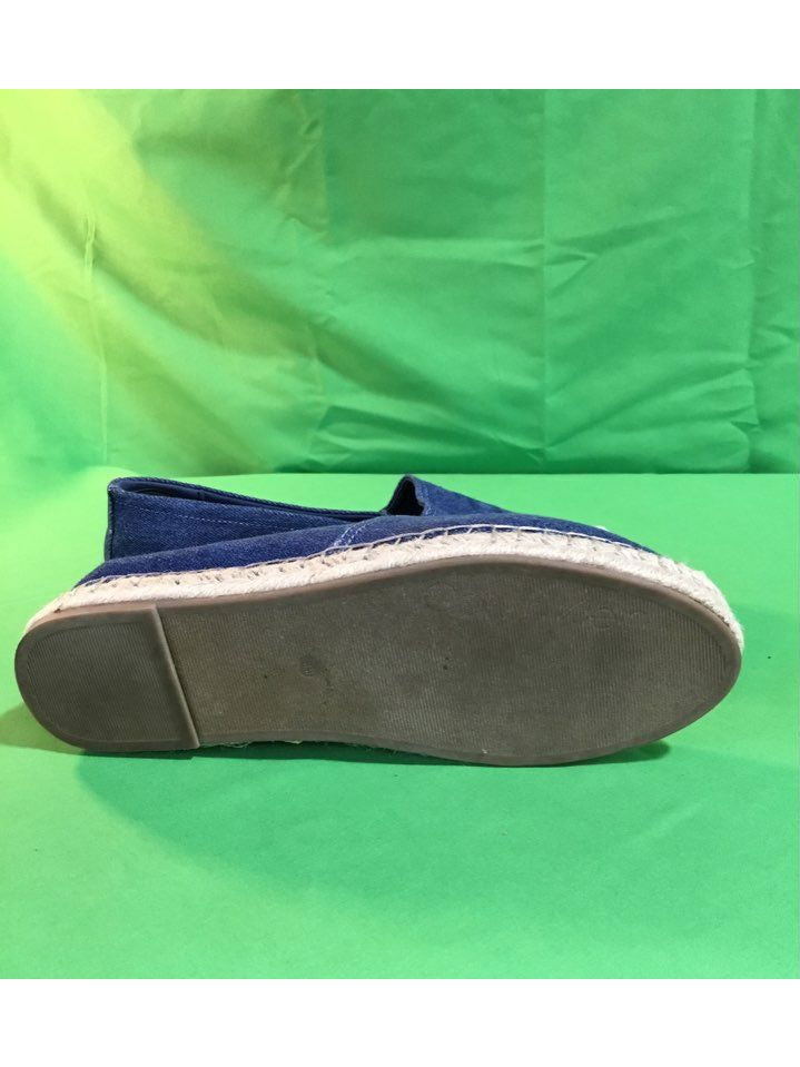 Calvin Klein Blue Flat Flat Women 8 - The Kennedy Collective Thrift - 