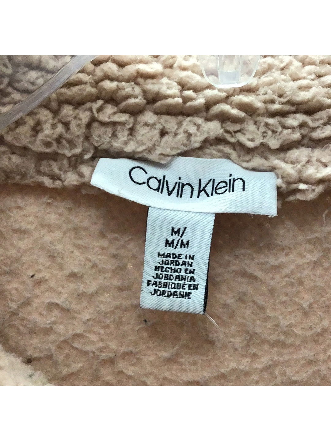 Calvin Klein Girls' Light Pink Wool Jacket - The Kennedy Collective Thrift - 