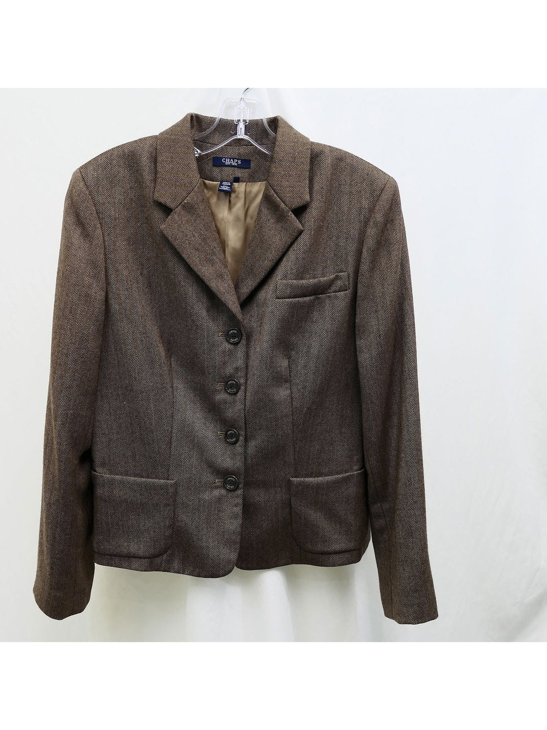 Chaps Brown Blazer - Size 12 - The Kennedy Collective Thrift - 