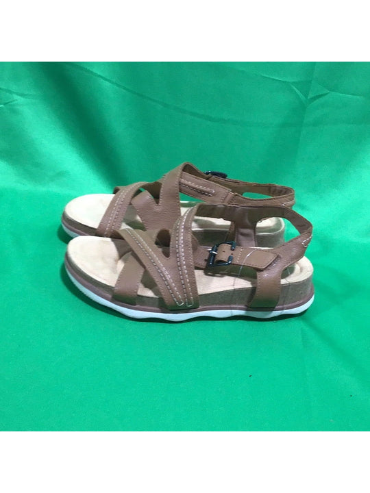 Clark Collection Women Tan Sandals Size 7 - The Kennedy Collective Thrift - 