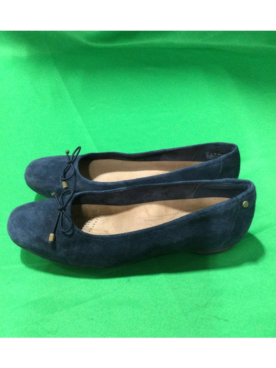 Clarks Blue Slip-On Flat Women 6.5 - The Kennedy Collective Thrift - 