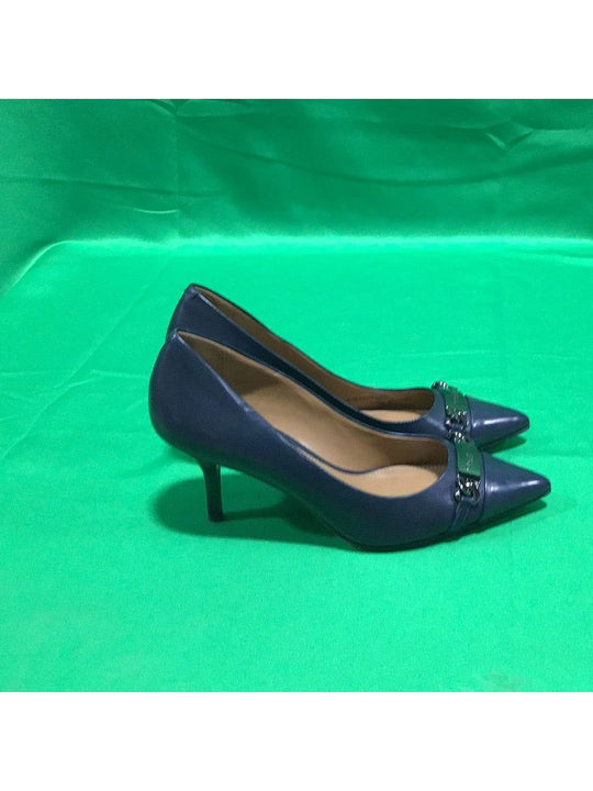 Coach Navy Blue Heels - Women's 5.5 - The Kennedy Collective Thrift - 