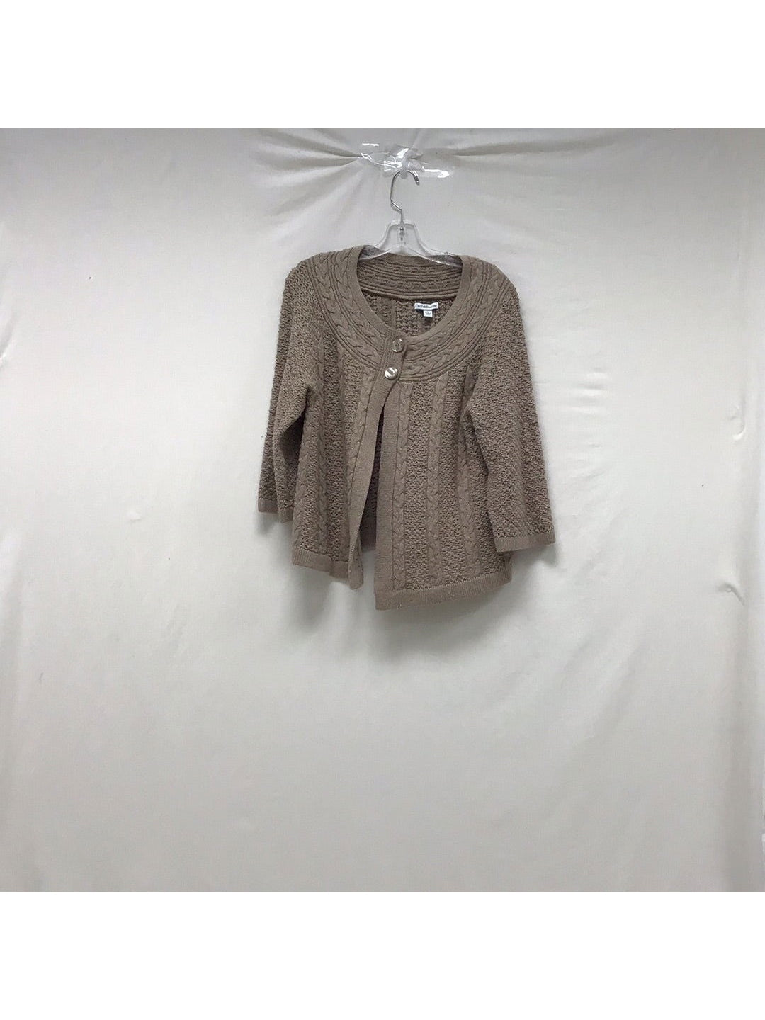 Croft & Barrow Ladies Light Brown Large Pullover - The Kennedy Collective Thrift - 