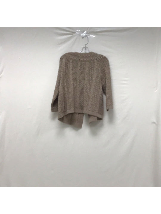Croft & Barrow Ladies Light Brown Large Pullover - The Kennedy Collective Thrift - 