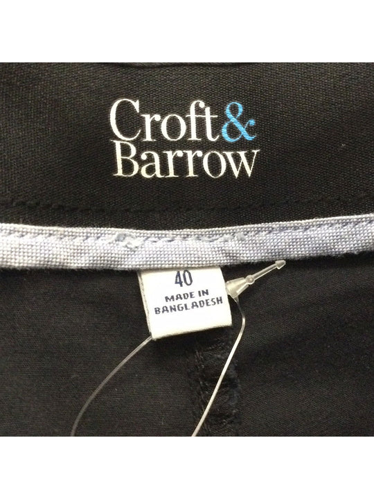 Croft & Barrow Men Black Shorts Size 40 - The Kennedy Collective Thrift - 