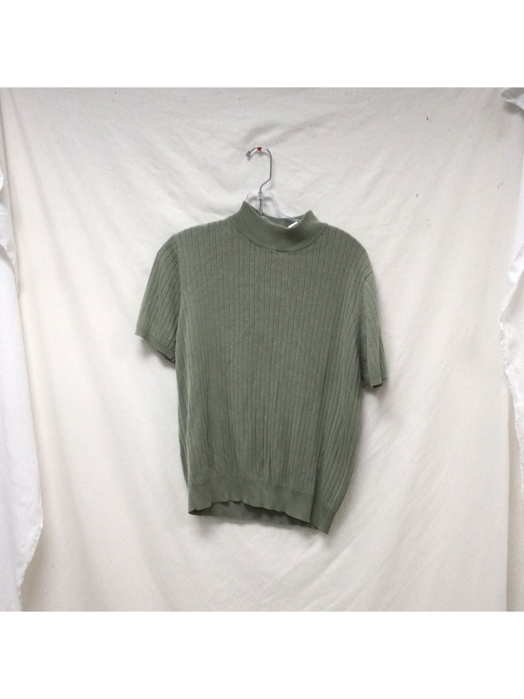 Croft & Barrow Women's The Classic Polo  light green Short Sleeve Shirt - The Kennedy Collective Thrift - 