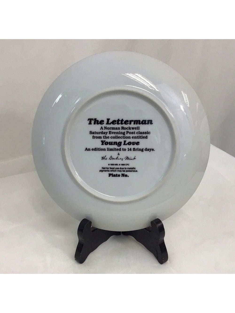 Danbury Mint - Norman Rockwell “Young Love” Collection, "The Letterman" - The Kennedy Collective Thrift - 