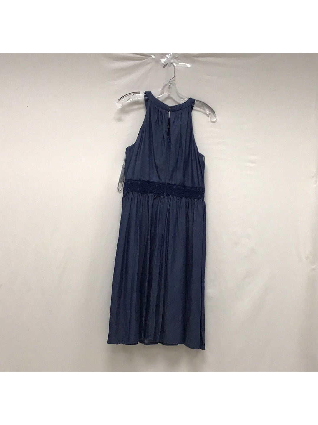Dressbarn Ladies Size 10 Navy Blue Sleeveless Dress - The Kennedy Collective Thrift - 