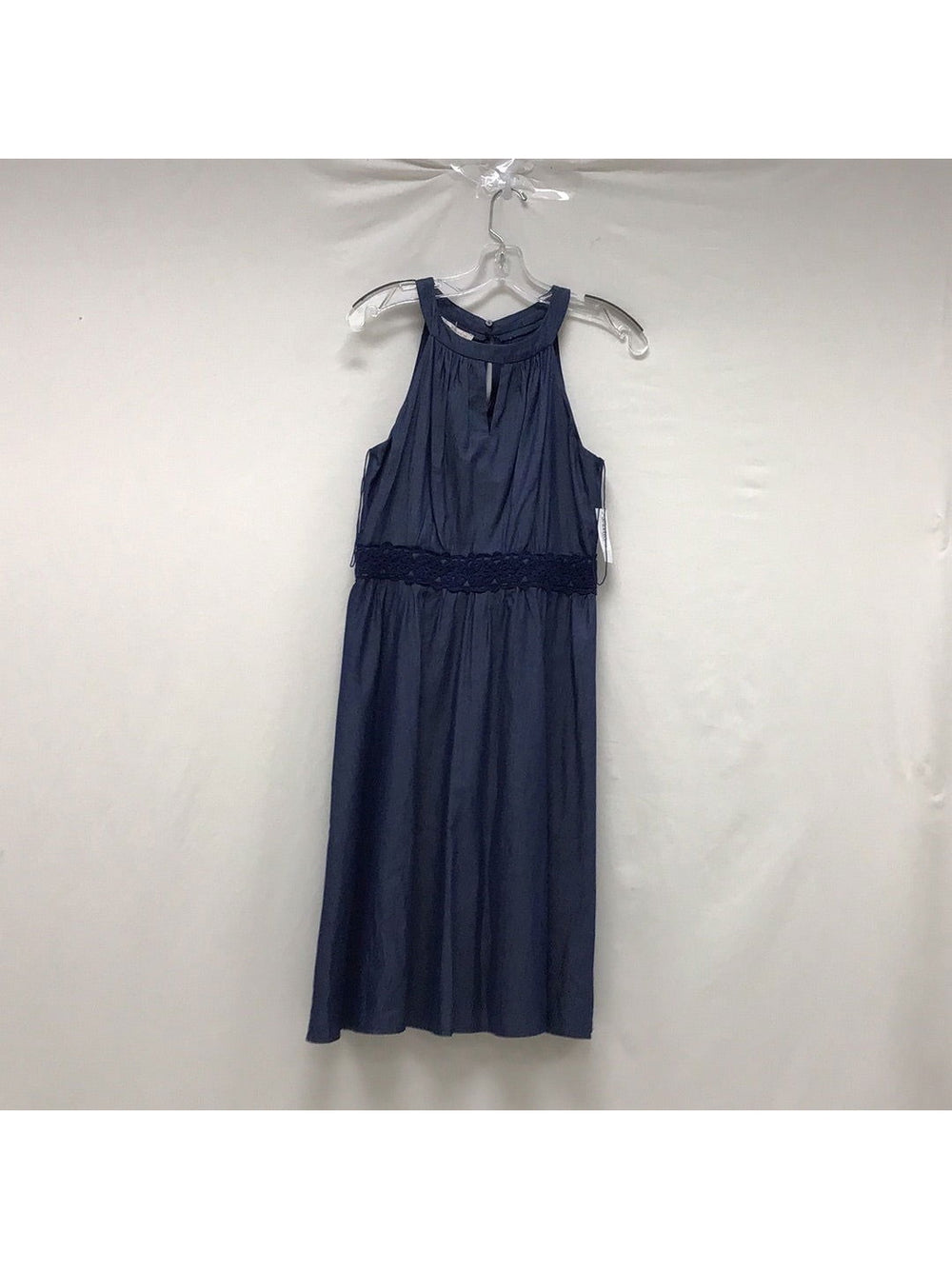 Dressbarn Ladies Size 10 Navy Blue Sleeveless Dress - The Kennedy Collective Thrift - 
