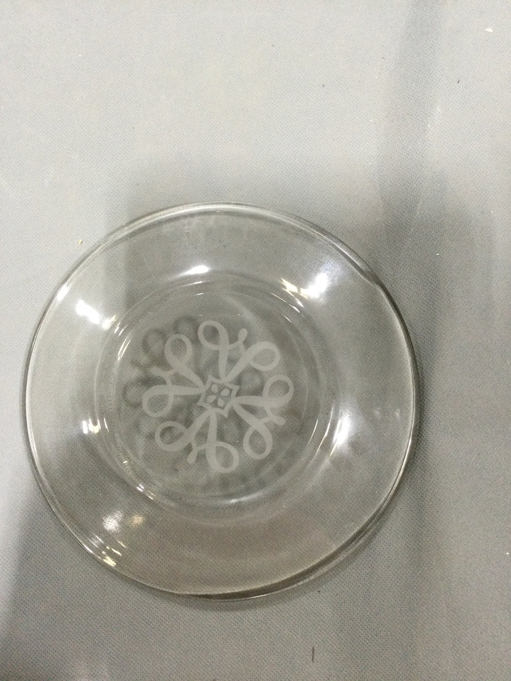 Avon Glass Flower Plate-In Box