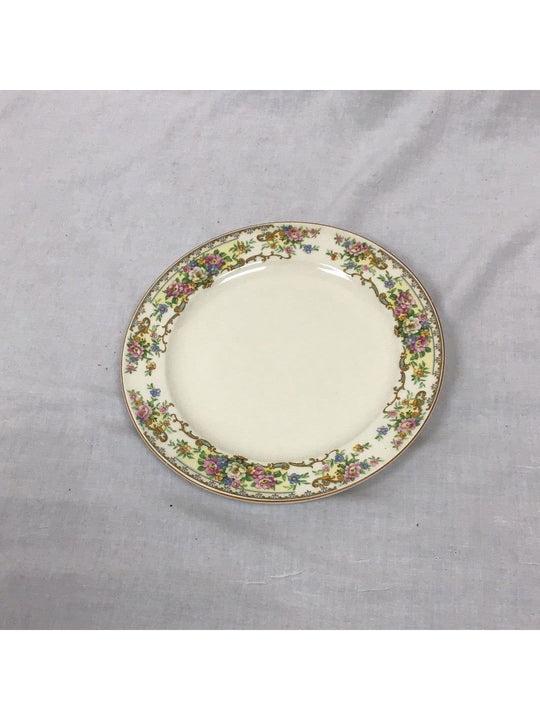 Edwin Knowles China Flowers Plate - The Kennedy Collective Thrift - 