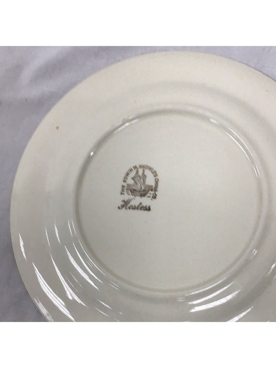 Edwin Knowles China Flowers Plate - The Kennedy Collective Thrift - 