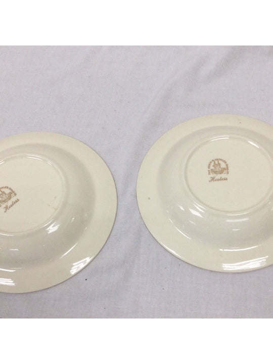 Edwin Knowles Plates Set Of Two - The Kennedy Collective Thrift - 