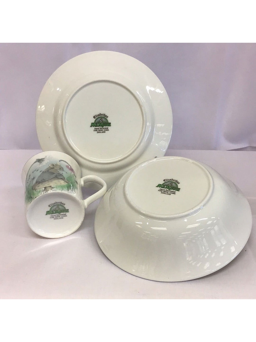 Elizabeth Mr Mouse Child’s 3pc Dinner Set - The Kennedy Collective Thrift - 
