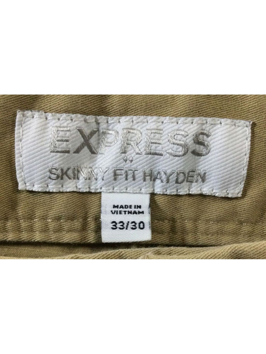 Express Tan Pants - Size 33x30 - Ladies - The Kennedy Collective Thrift - 