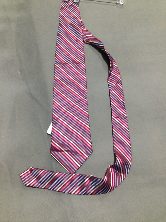 Croft & Barrow Men Red, Pink, Blue And White Tie