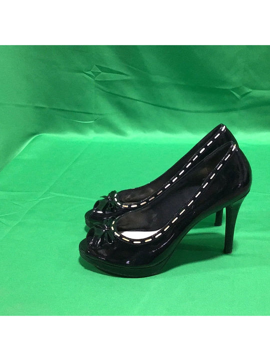 Fioni Women Black High Heels shoes Size 9 - The Kennedy Collective Thrift - 