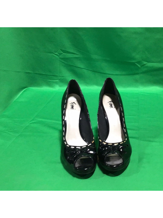 Fioni Women Black High Heels shoes Size 9 - The Kennedy Collective Thrift - 