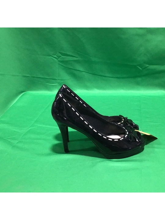 Fioni Women Black High Heels shoes Size 9 - The Kennedy Collective Thrift - 