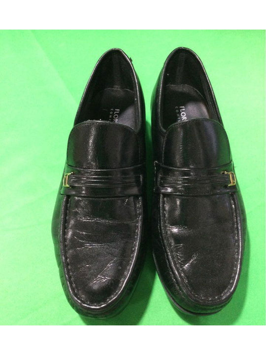 Florsheim Black Loafers Dress Shoe Men 6 - The Kennedy Collective Thrift - 